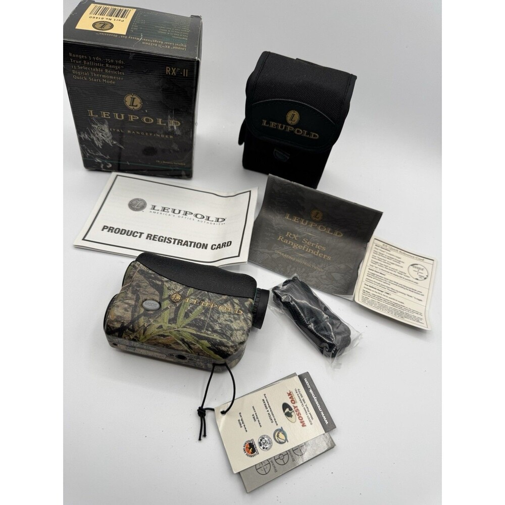 LEUPOLD RX-II TRUE BALLISTIC RANGE (TBR) LASER RANGEFINDER
